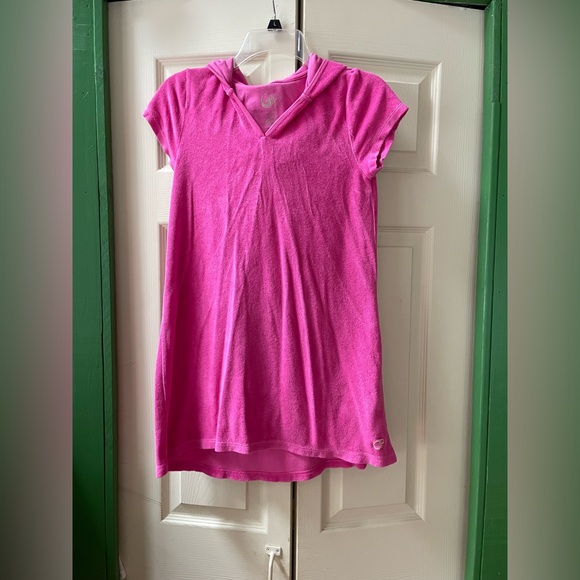 Pink Cover Up With Hood - Picture 1 of 6